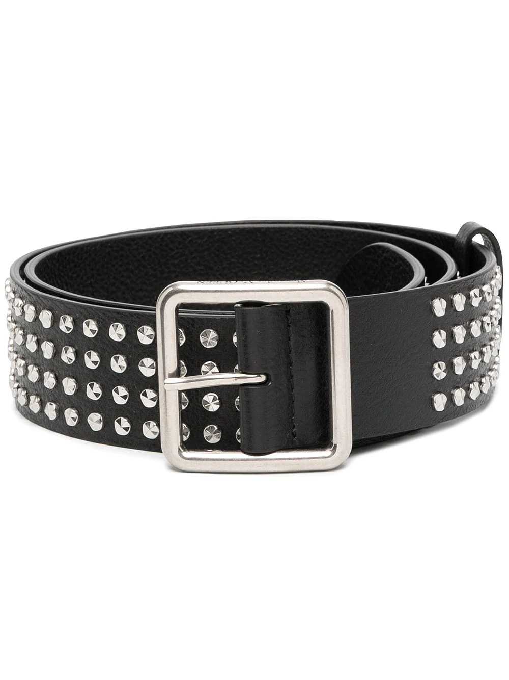 wide studded belt - 1