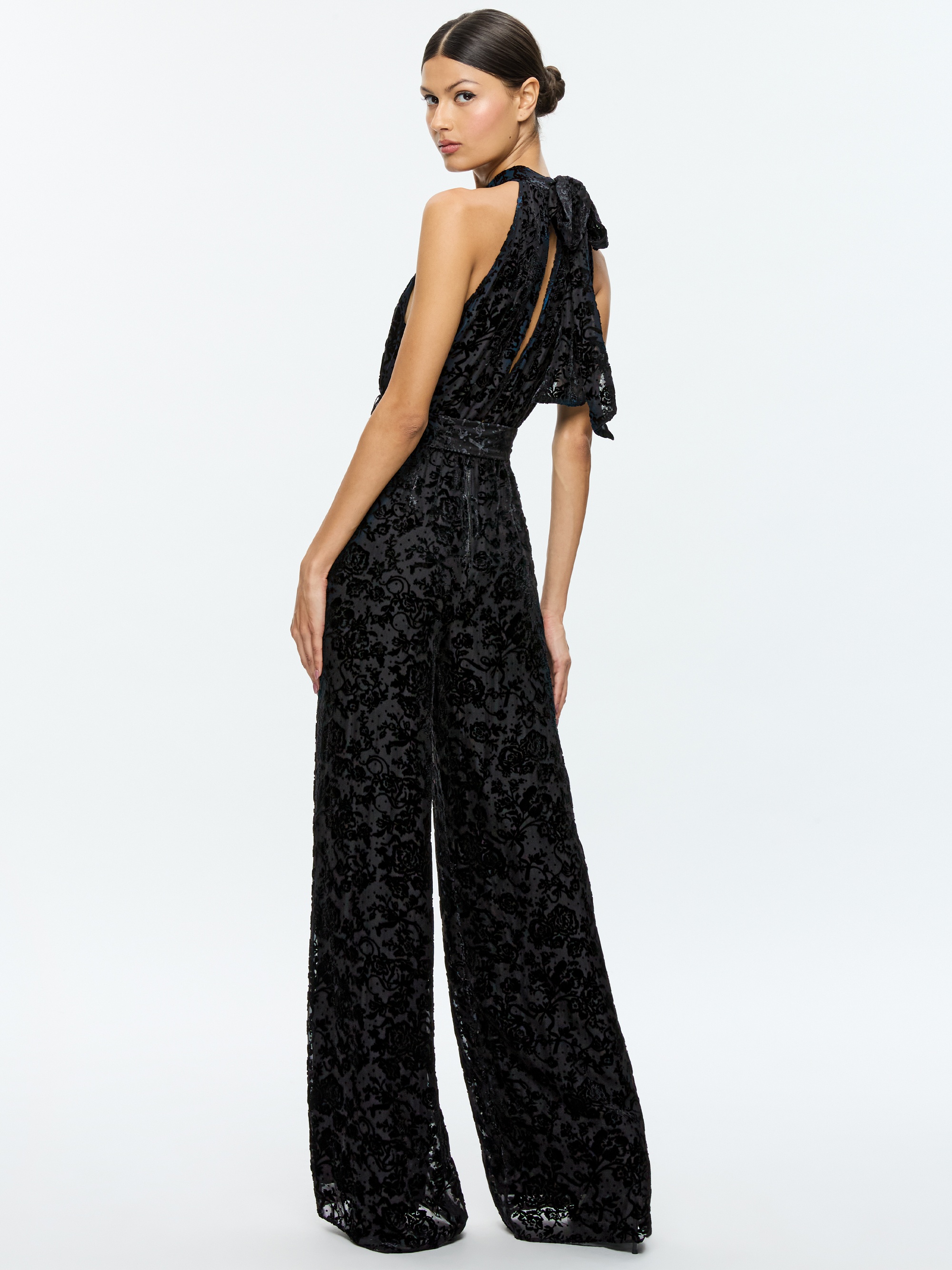 THELMA HALTER NECK JUMPSUIT - 4