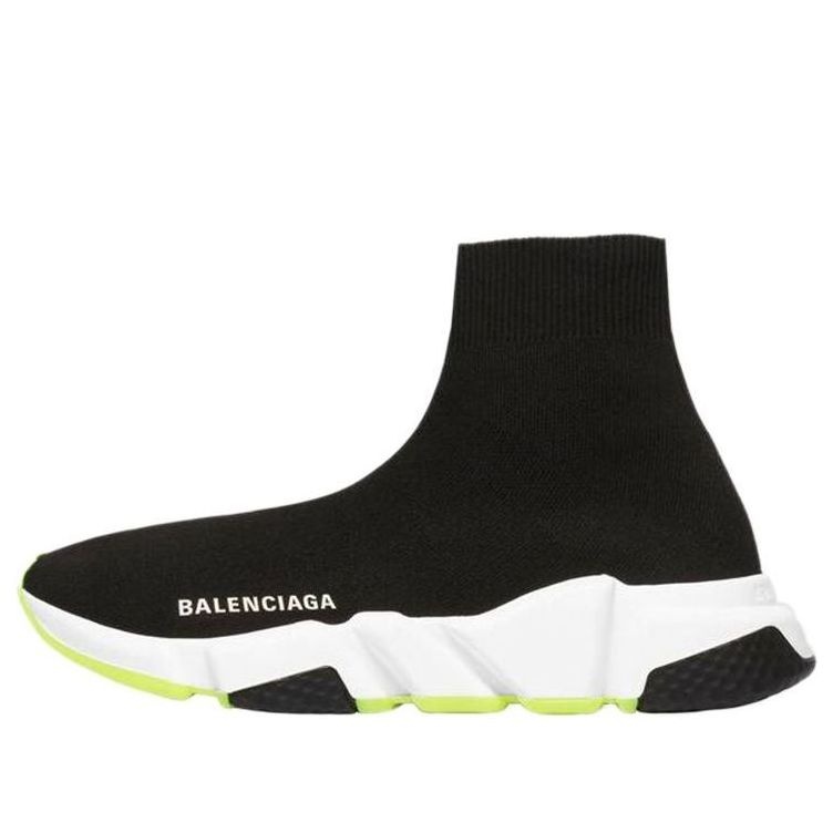 (WMNS) Balenciaga Speed 2.0 Sneakers 'Black Neon' 551185W05G01000 - 1