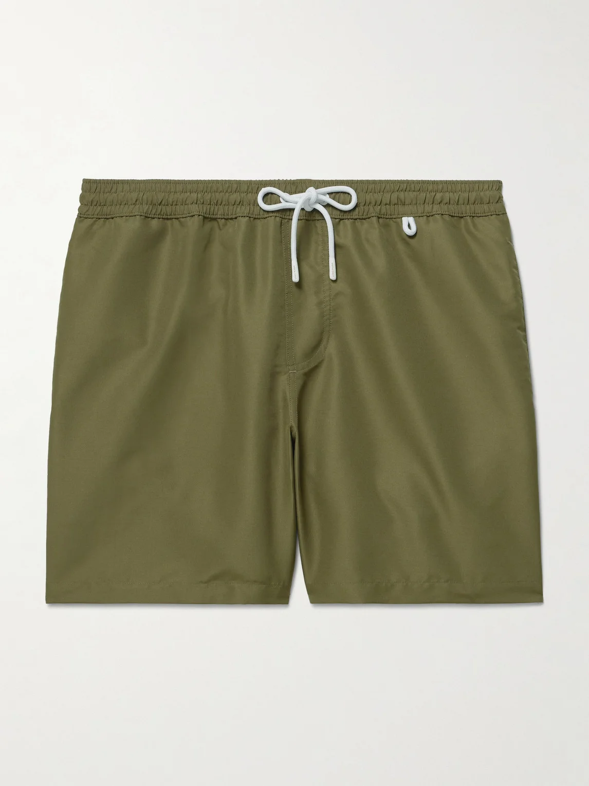 Bay Straight-Leg Mid-Length Swim Shorts - 1
