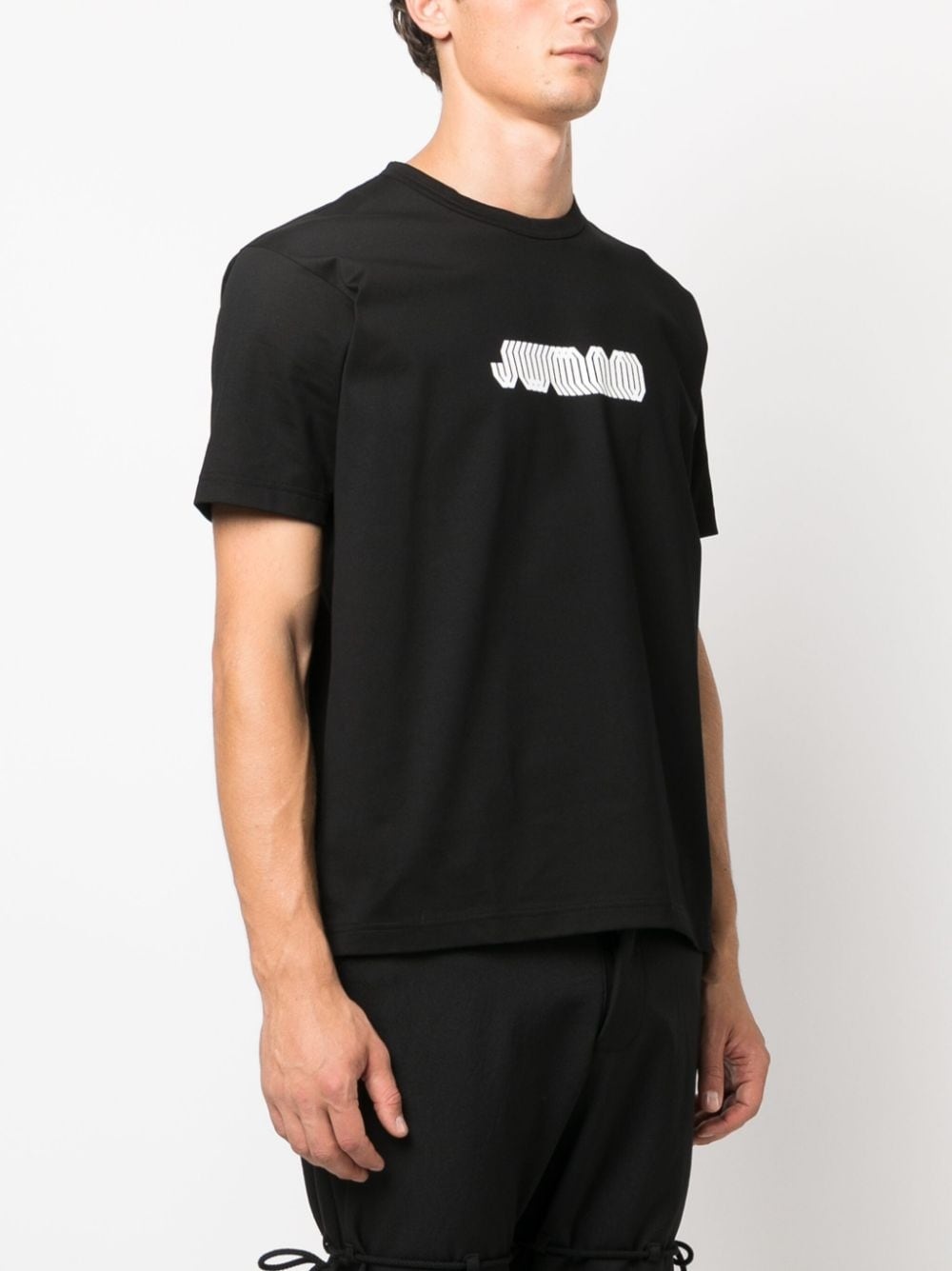 logo-print cotton T-shirt - 3