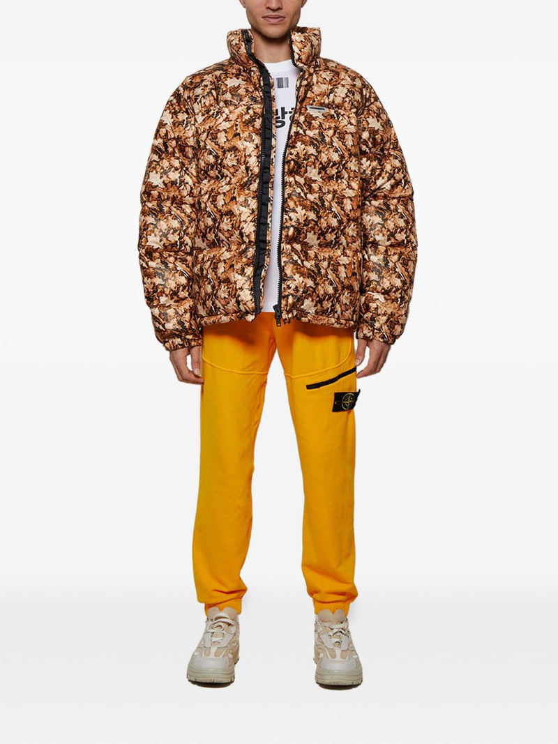 VETEMENTS leaves-print jacket outlook