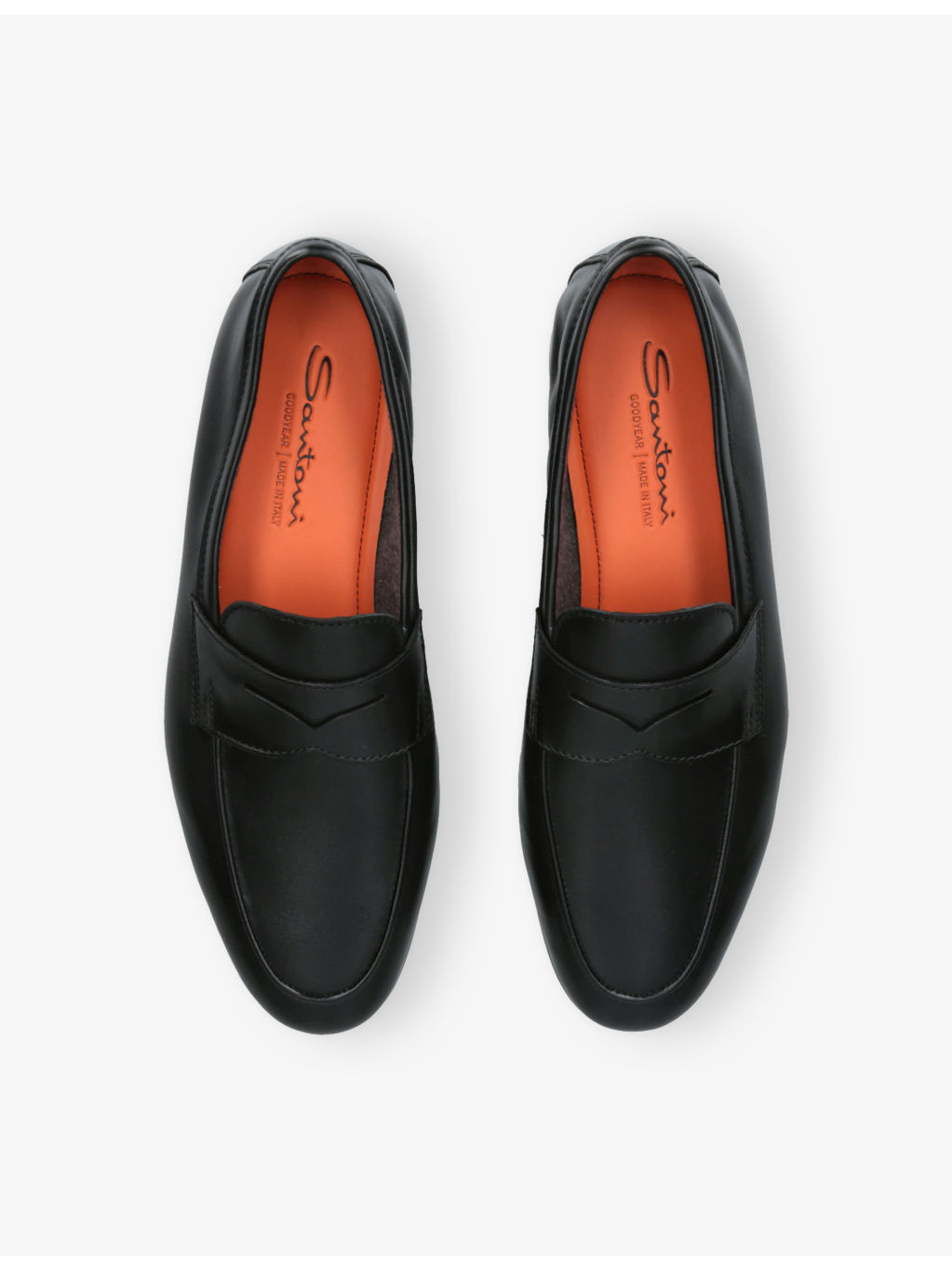 Carlo Cashmere And Leather Penny Loafers - 2