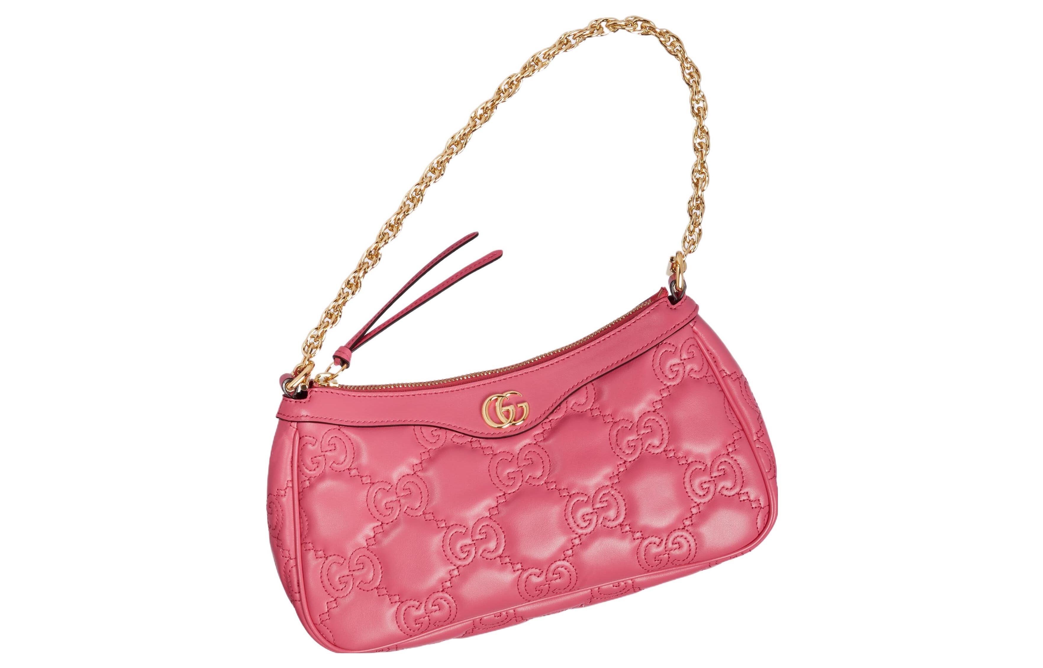 (WMNS) Gucci GG Matelasse Handbag 'Pink' 735049-UM8HG-8550 - 2
