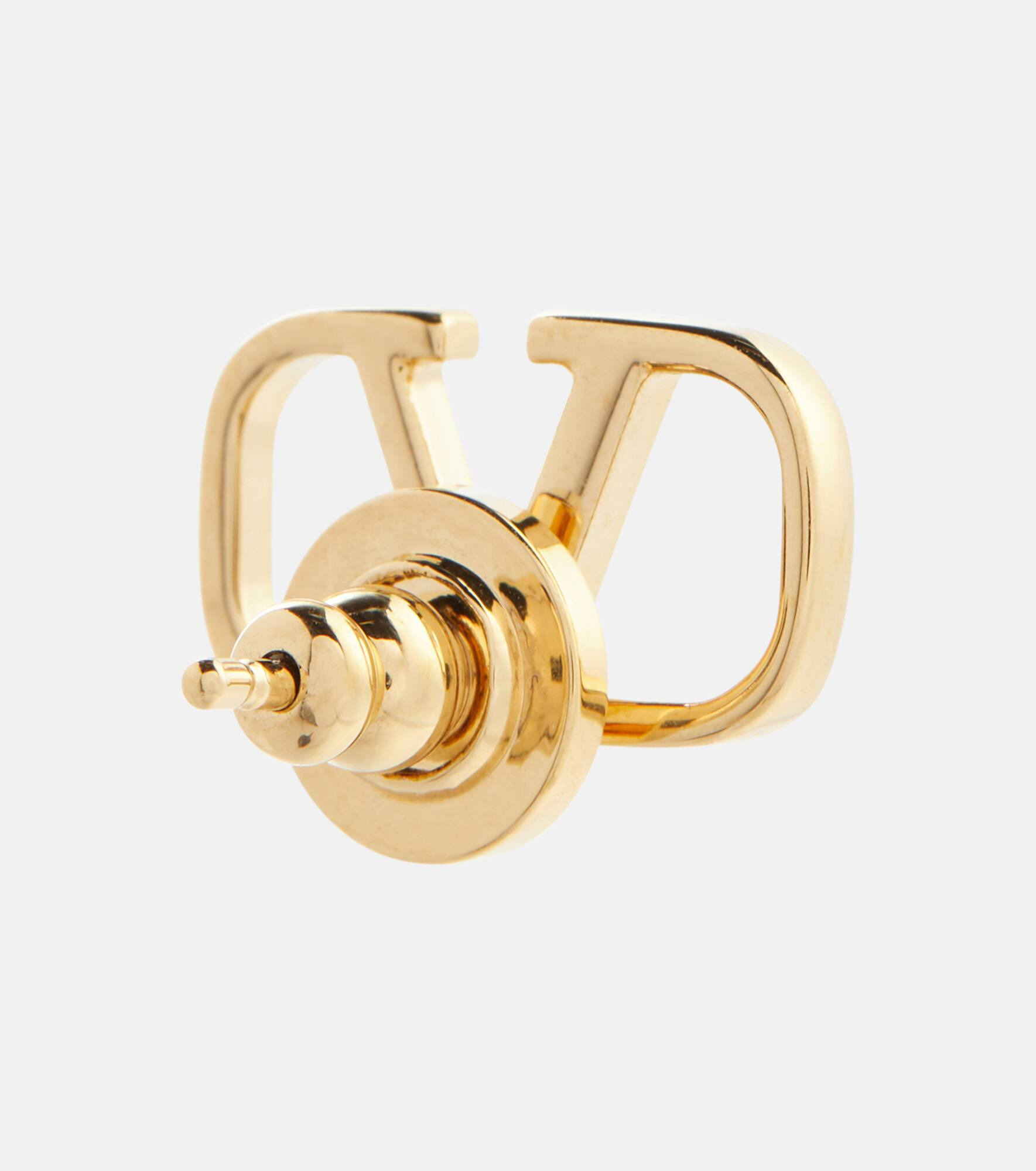 VLogo stud earrings - 5