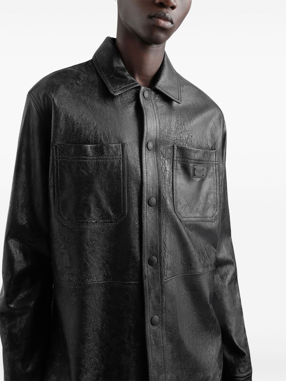 leather shirt - 4