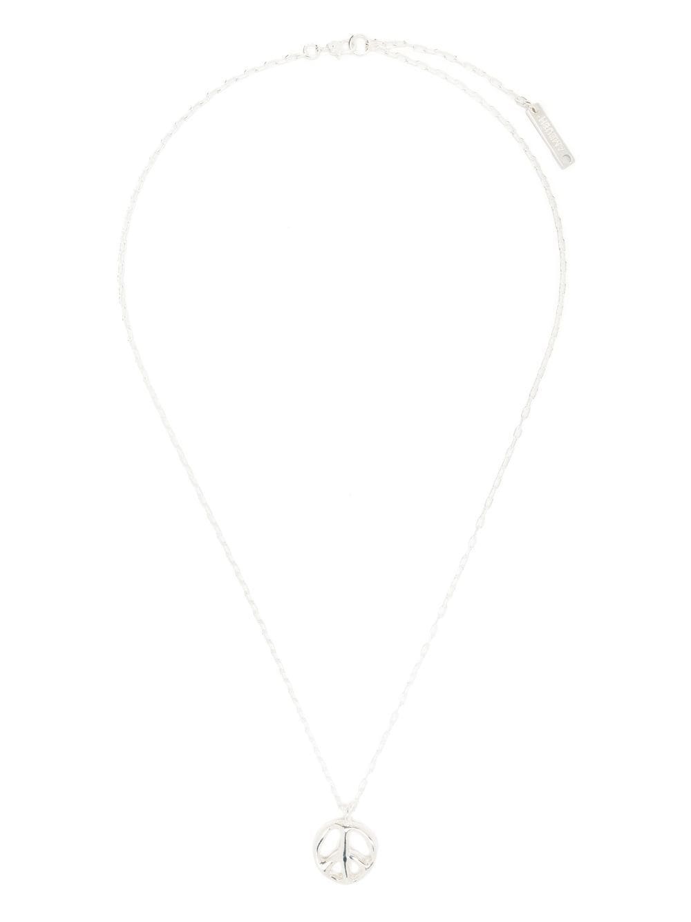 peace charm necklace - 3