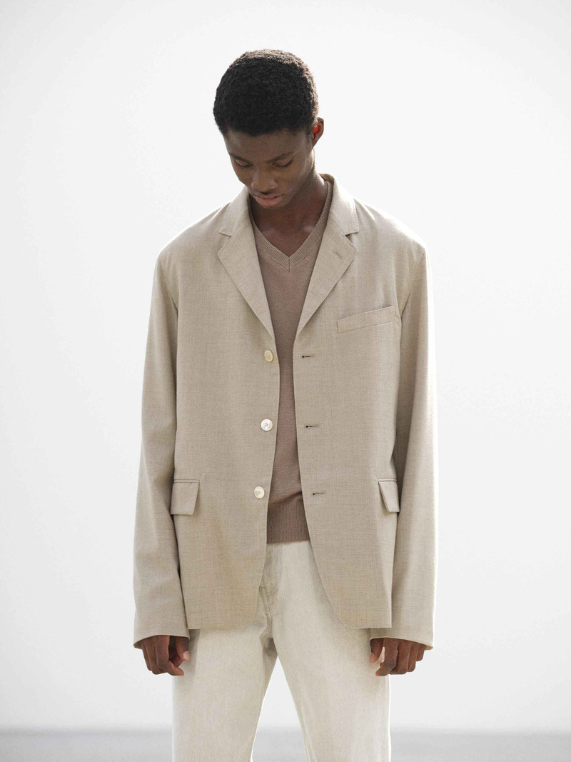 AURALEE SUMMER TWIST CASHMERE PORA JACKET outlook