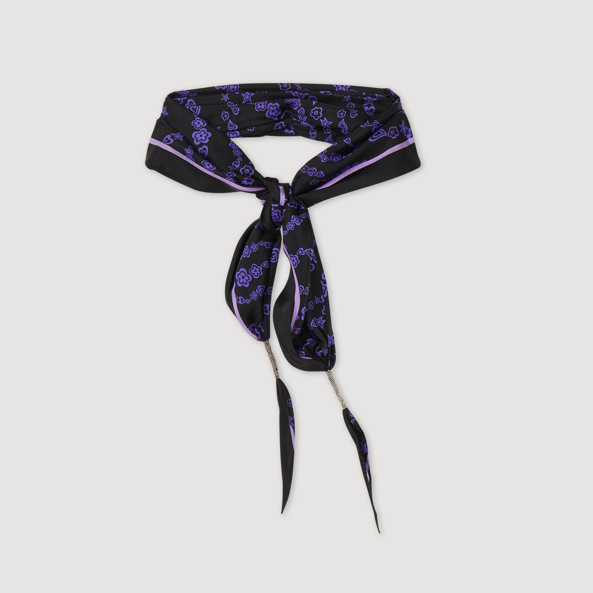Printed silk scarf - 2