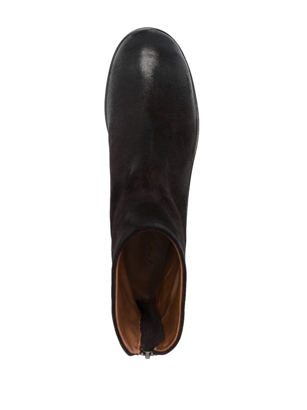 round-toe 50mm leather boots - 7