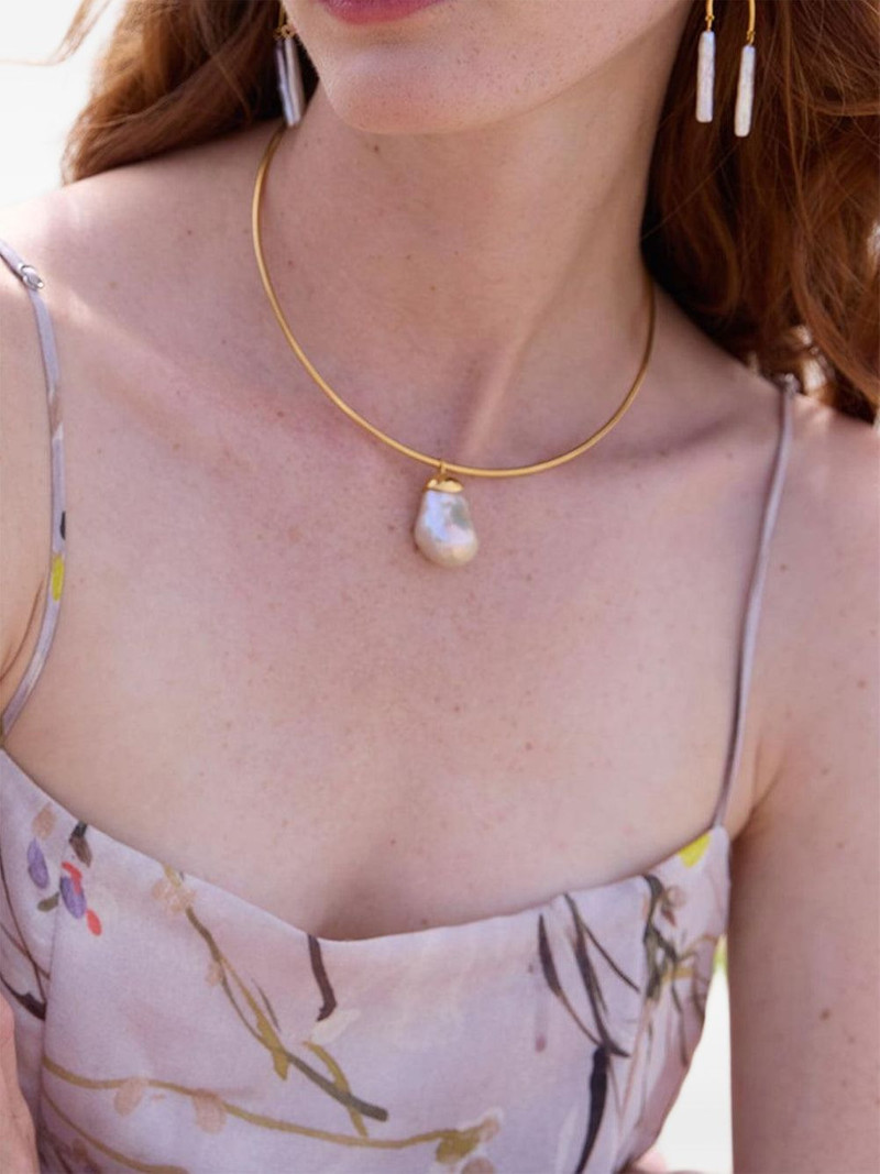 LIZZIE FORTUNATO Best lady baroque-pearl choker necklace outlook