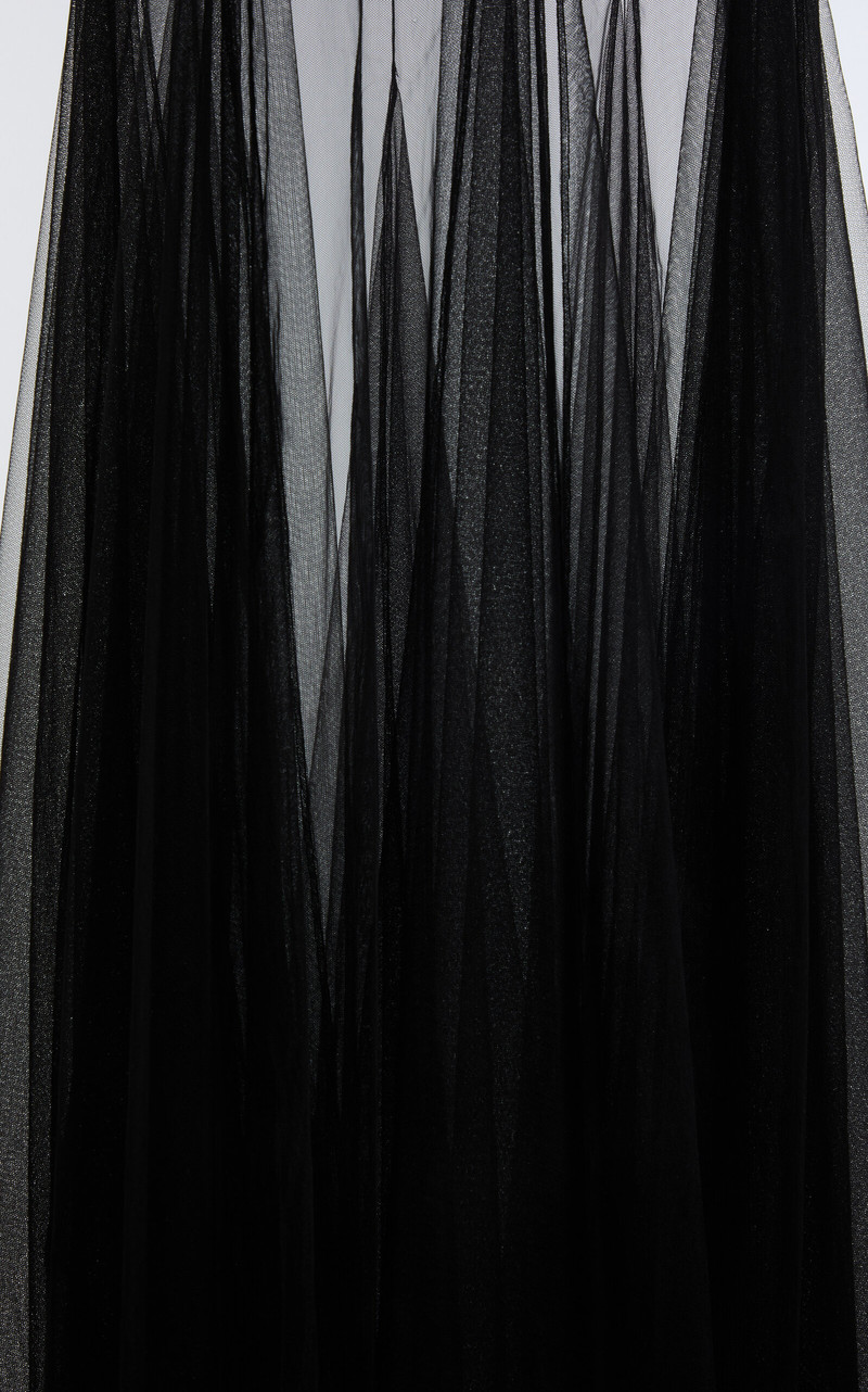 Tulle Long Skirt black 4