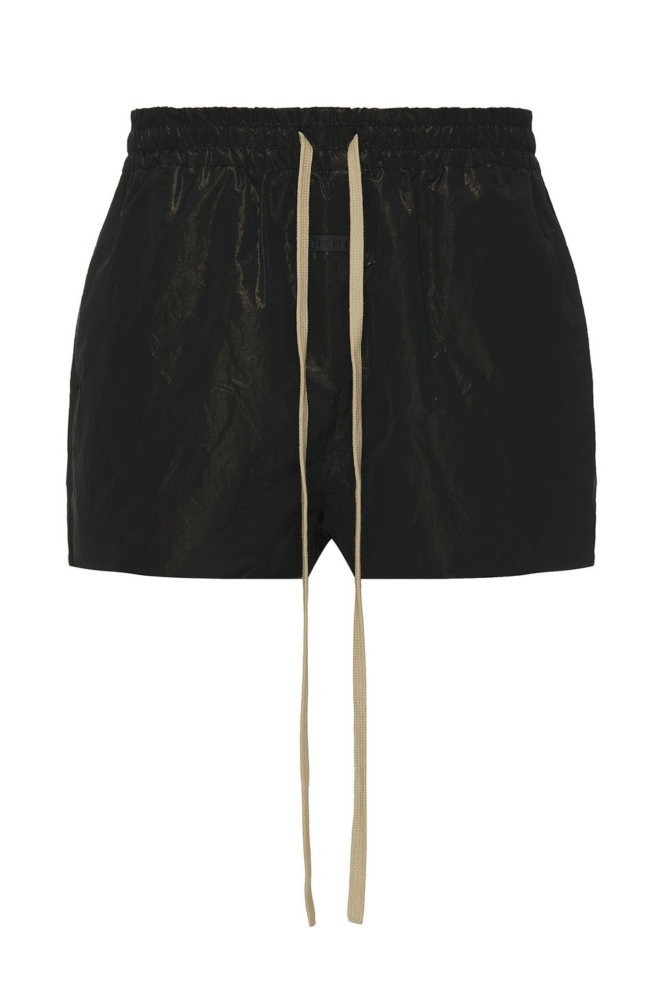 Wrinkled Polyester Running Short - 1