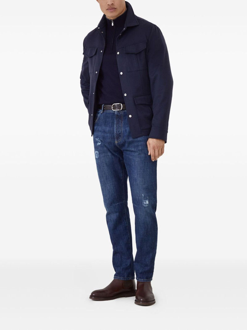 Brunello Cucinelli cashmere shirt jacket outlook