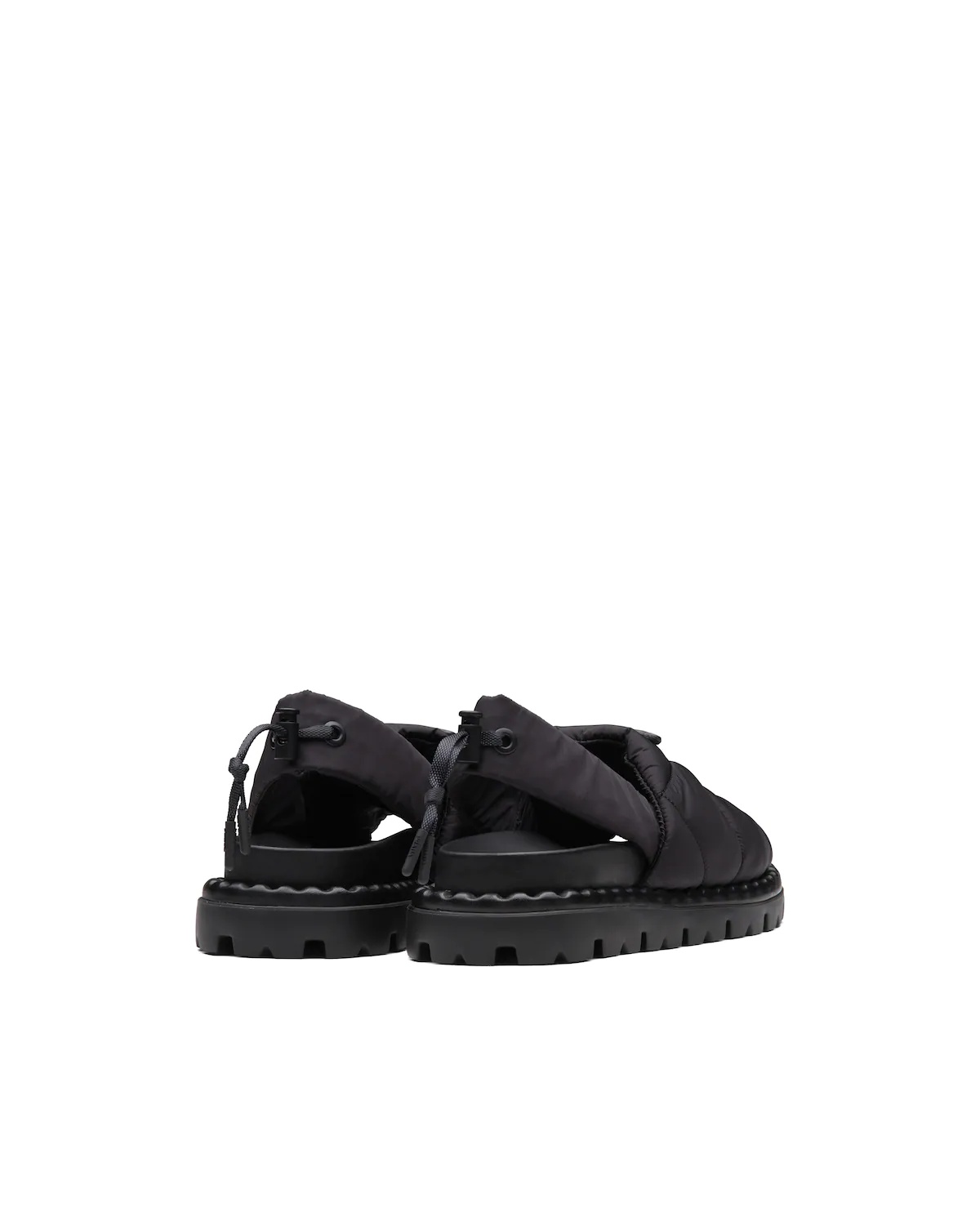 Padded nylon sandals - 5