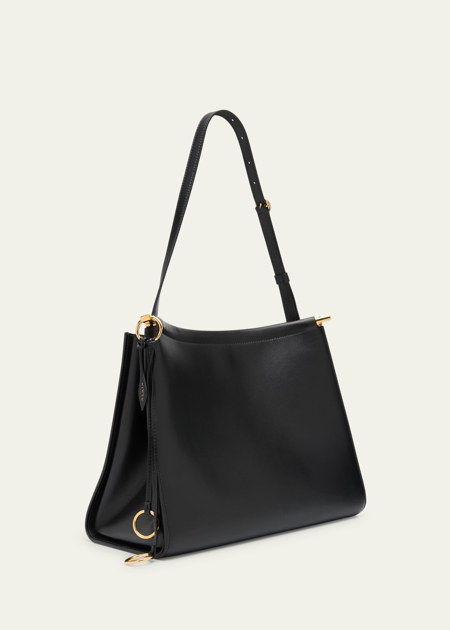 Le Click Medium Curve Shoulder Bag in Glossy Leather - 2
