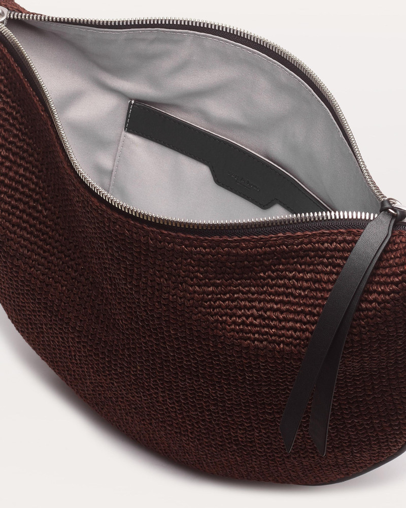 Mercer Medium Raffia Hobo Bag 3