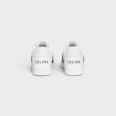 CELINE CT-02 MID SNEAKER WITH SCRATCH in CALFSKIN & PATENT GLITTER outlook