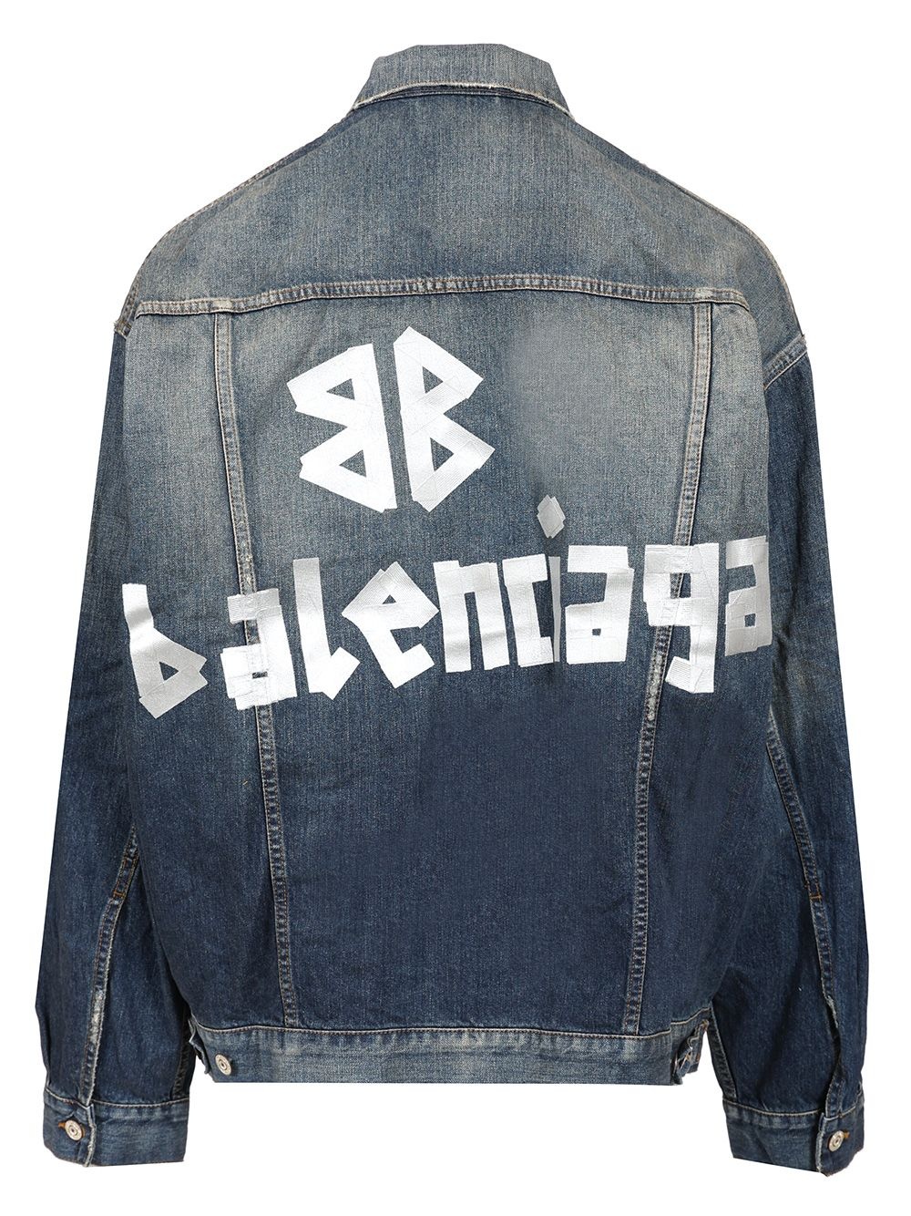 Oversized Denim Jacket Jackets Blue - 2