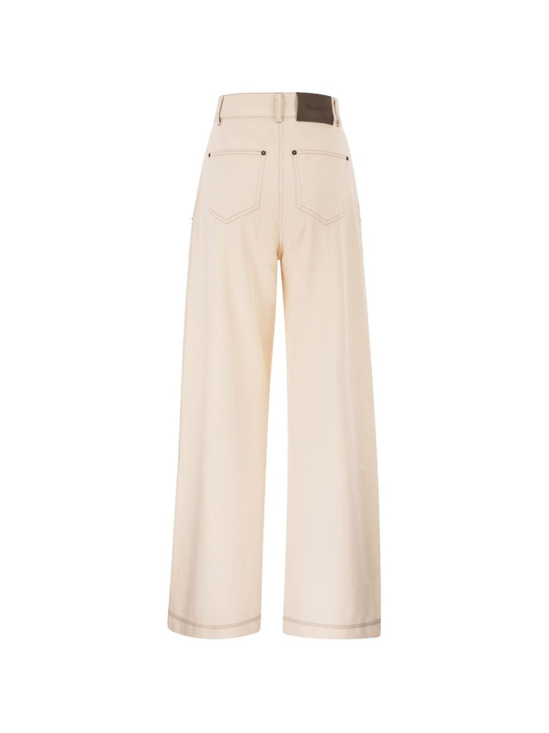 Max Mara wide-leg five-pocket trousers outlook