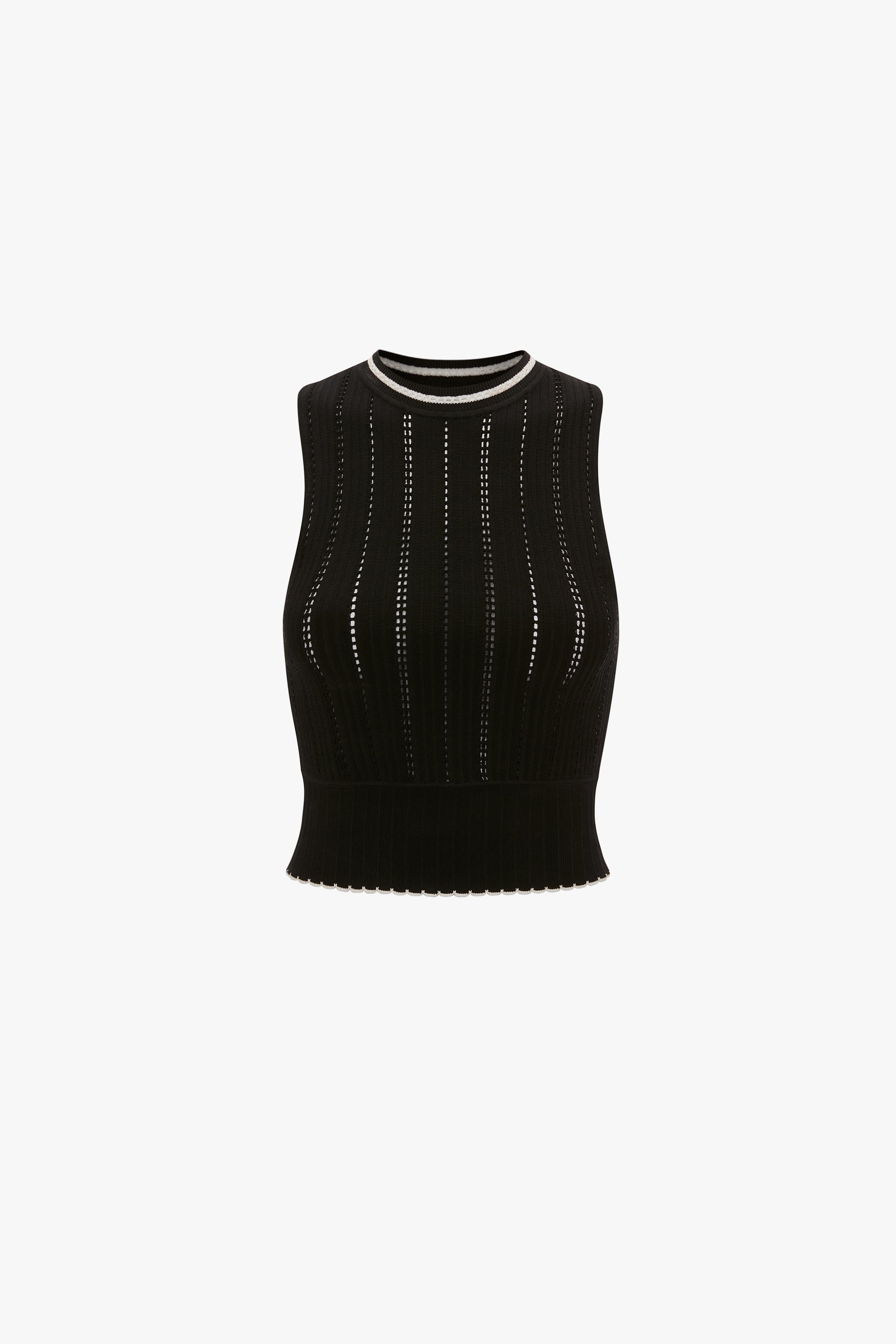 Sleeveless Top In Black - 1