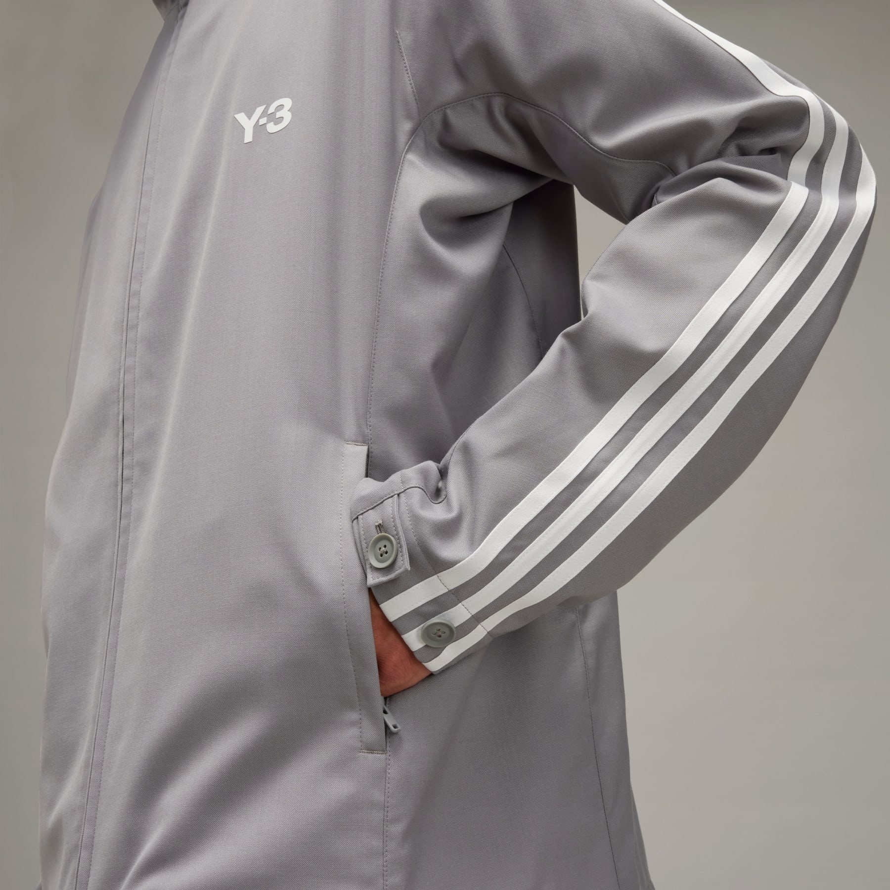 Y-3 Refined Wool 3-Stripes Track Top - 8