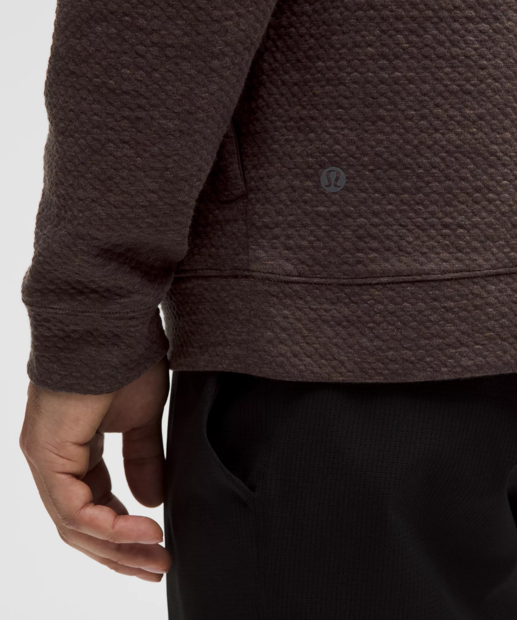 Textured Double-Knit Cotton Hoodie - 6