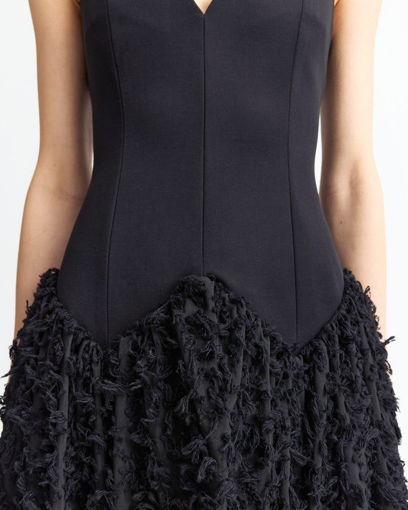 TONYE MIDI DRESS IN TAILORING 5