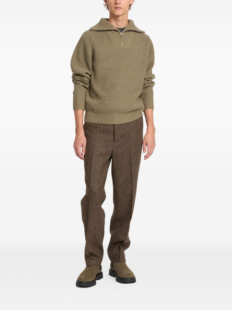 Yves Salomon tweed trousers outlook
