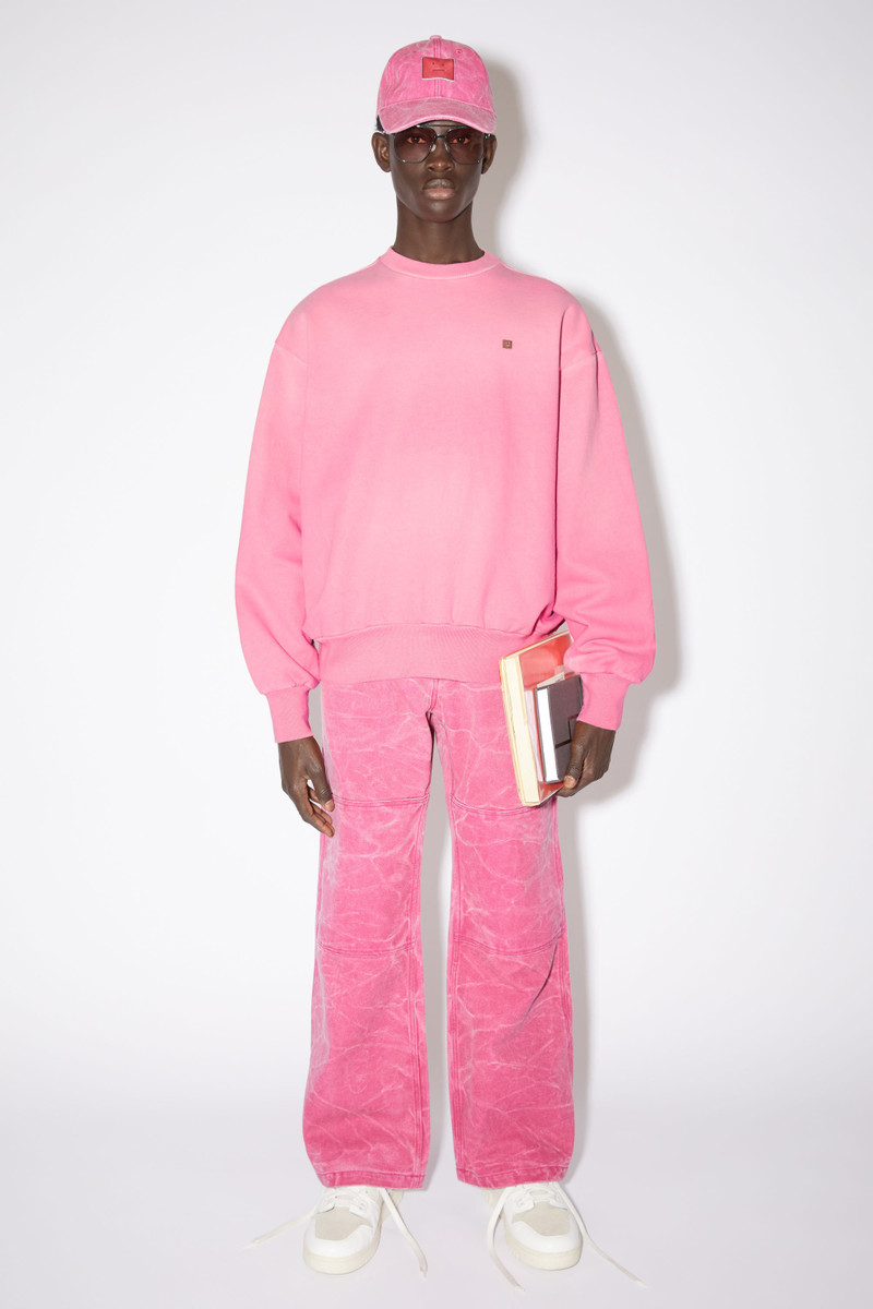 Acne Studios Crew neck sweater - Bubblegum pink outlook