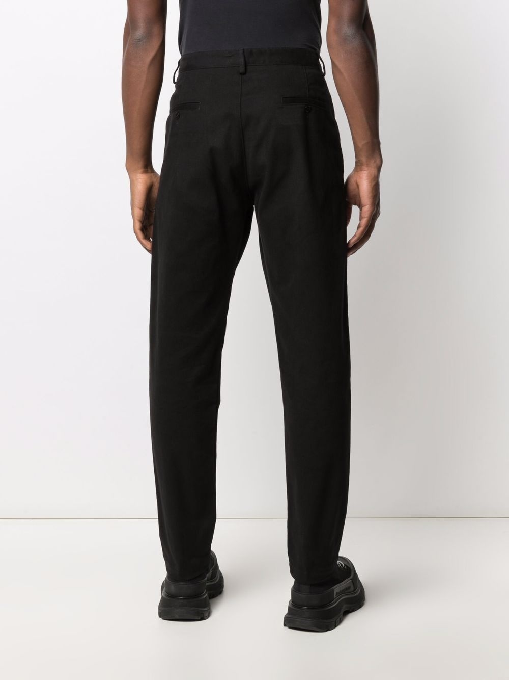 Symbols stretch-gabardine baggy trousers - 4