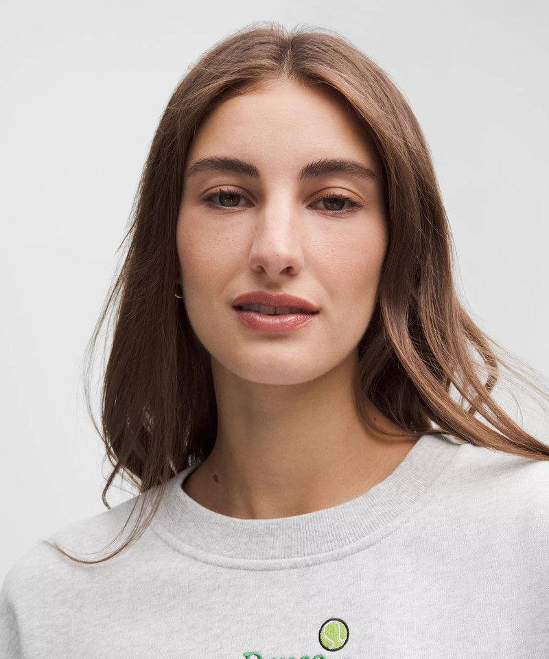 Perfectly Oversized Fleece Crew *Tennis Graphic 4