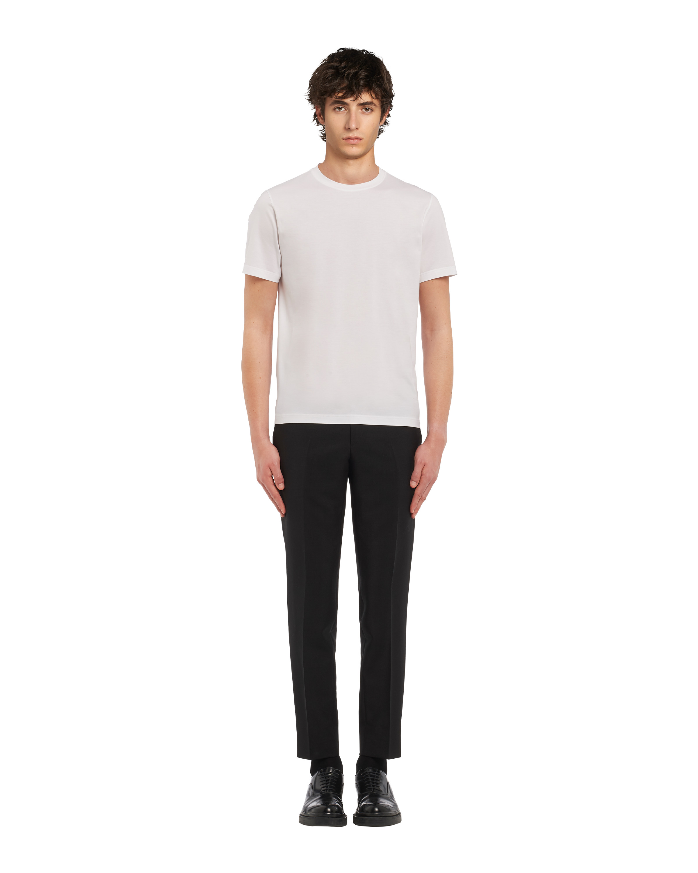 Stretch cotton T-shirt - 2