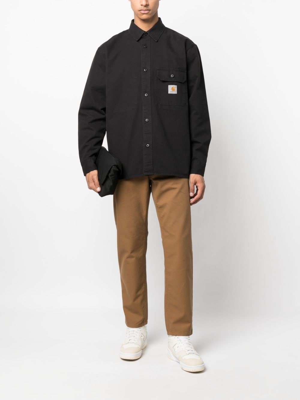 Carhartt Camicia Nero Uomo - 5