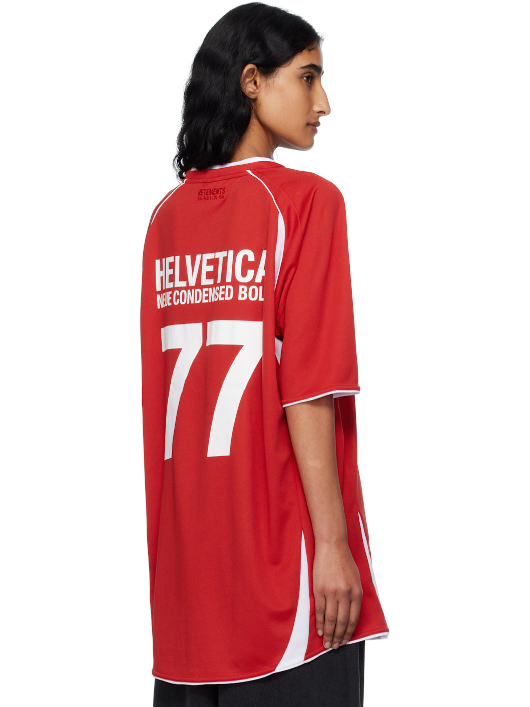 Red 'Trademark' Football Jersey - 3