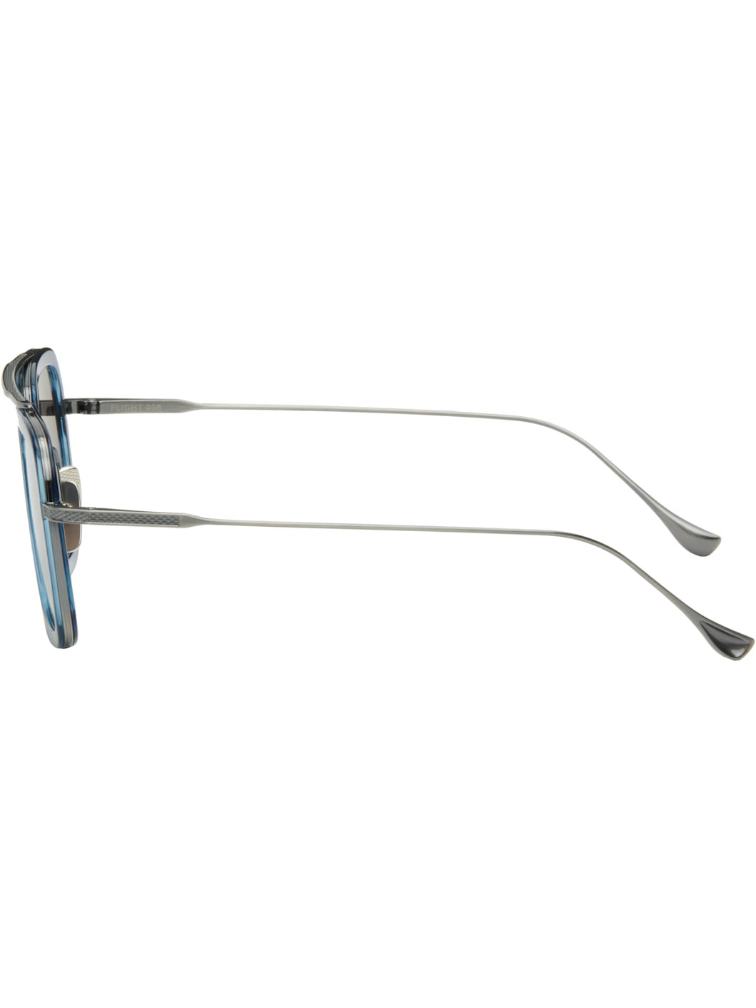 Silver & Blue FLIGHT.006 Sunglasses - 3