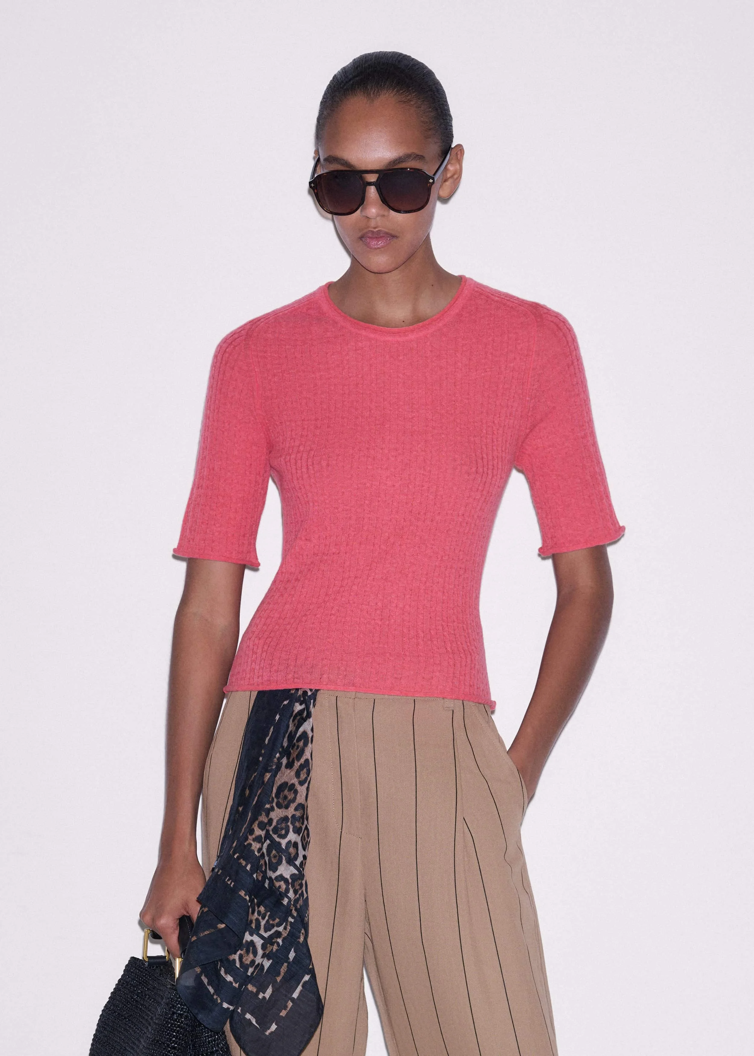 Lofty Cable Slim Tee - 1