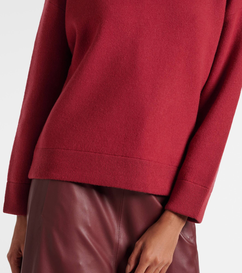 Wool, cotton and cashmere-blend sweater 5
