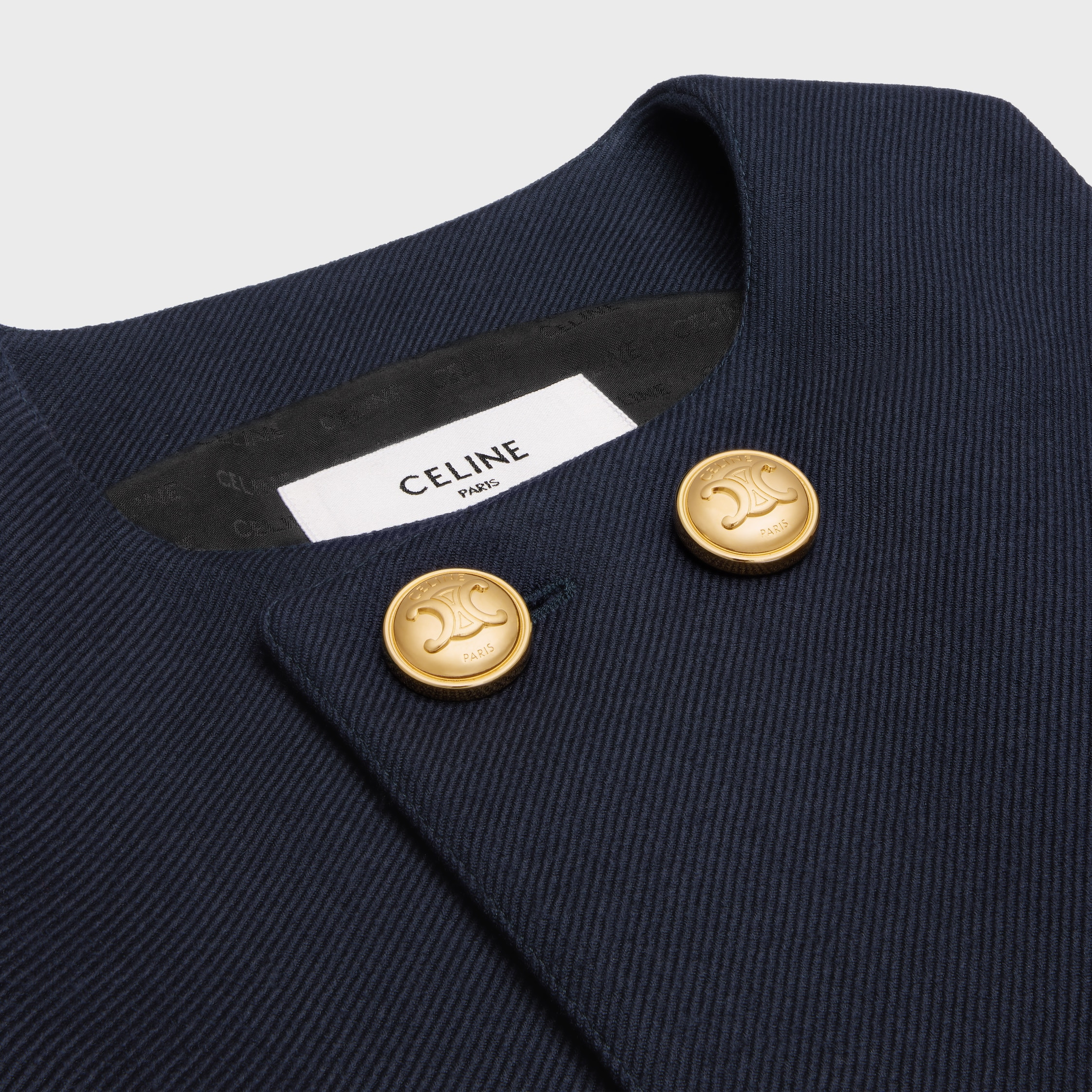 top in double faced wool tricotine - 3