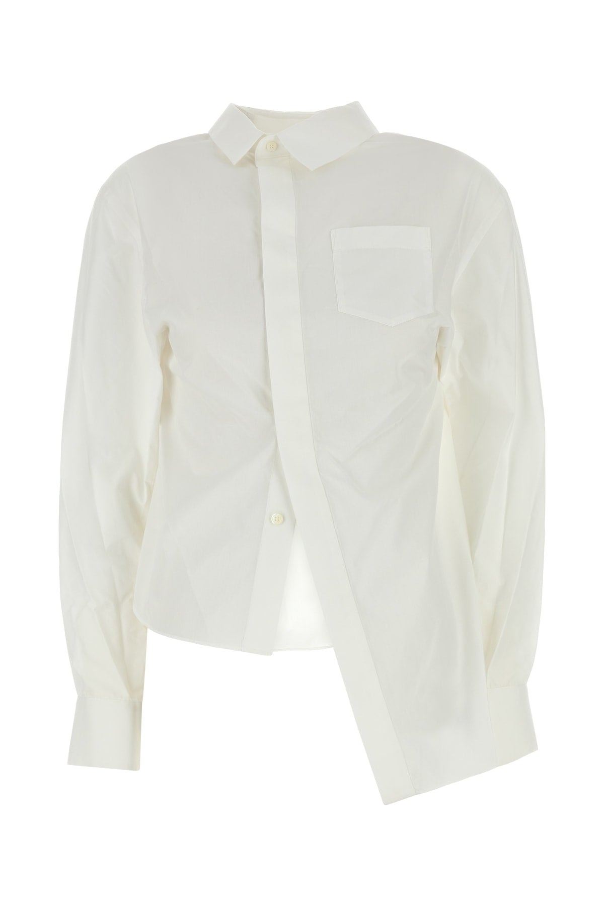Sacai Women Cotton Poplin Shirt - 1