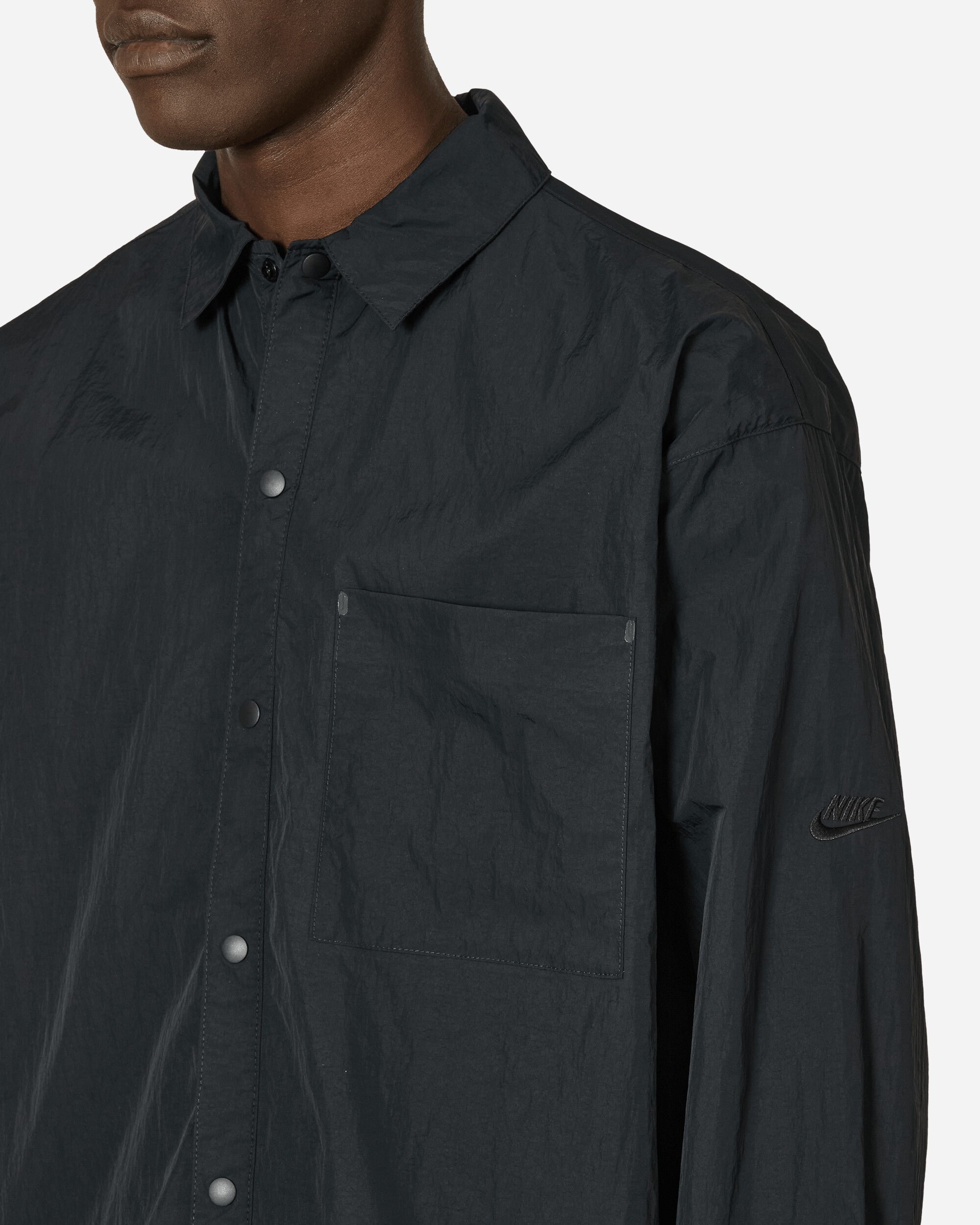 Tech Pack Woven Longsleeve Shirt Black - 5