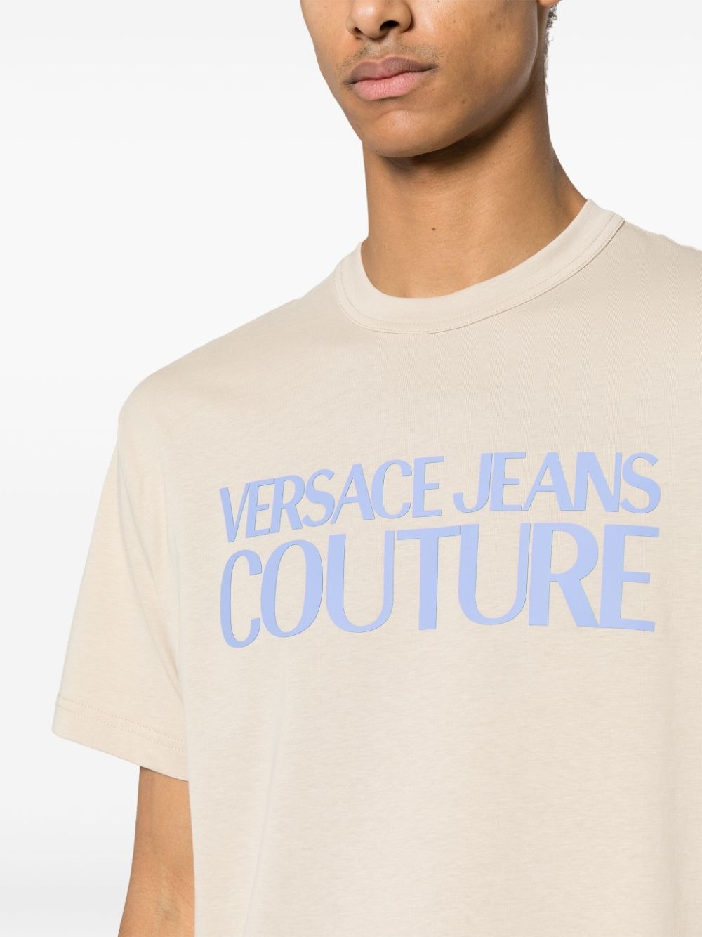 logo-print cotton T-shirt - 5