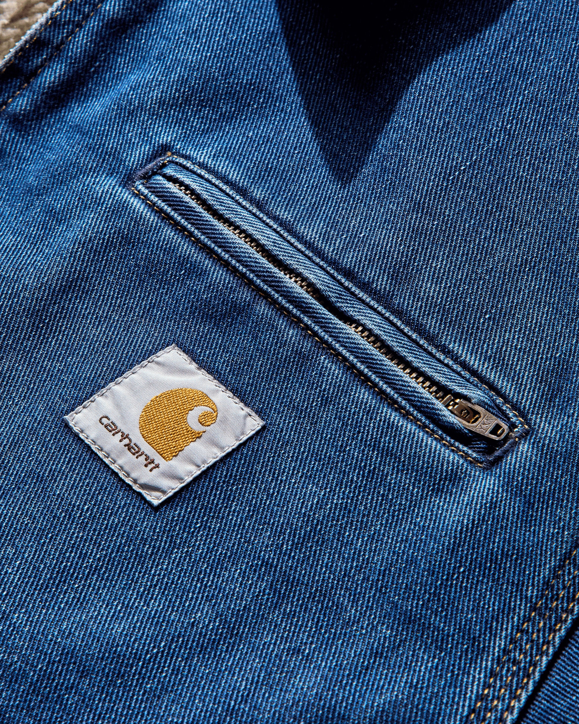 Men's OG Detroit Jacket Blue / Dark Navy (Stone Washed) - 3