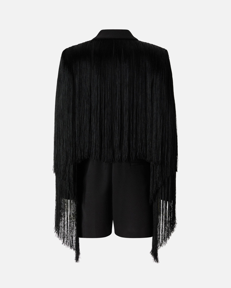 PINKO SHORT JUMPSUIT WITH ALL-OVER FRINGES outlook