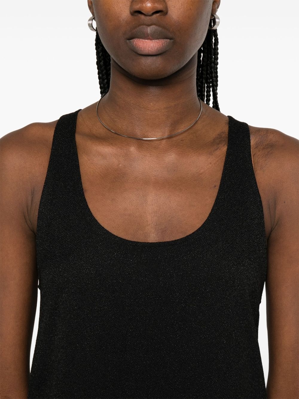 sleeveless midi dress - 5