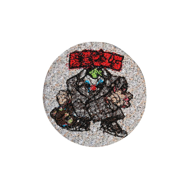 Doublet Embroidery Badge 'Silver' - 1