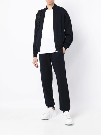 Salvatore Ferragamo zipped funnel-neck cardigan outlook