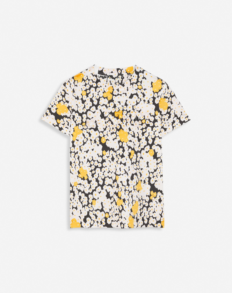OVERPRINTED CLASSIC T-SHIRT WITH LANVIN PARIS EMBROIDERY - 1