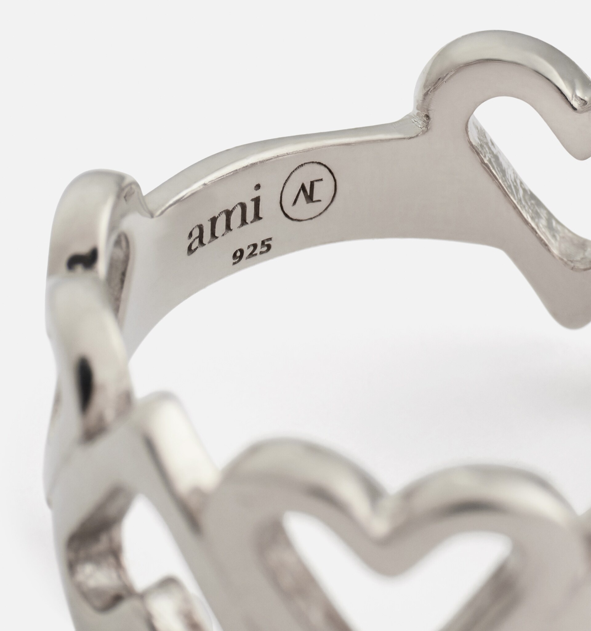 Upside Down Hearts Ring - 4