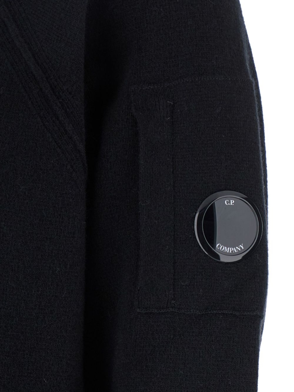 raglan-sleeve Lens-pocket sweater - 3